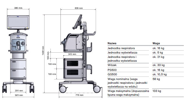 respirator babylog vn600